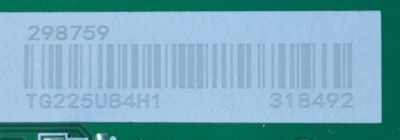 T-CON PARA TV HISENSE / NUMERO DE PARTE 298759 / RSAG7.820.11133/ROH VER.A / 318492 / TG225U84H1 / PANEL HD425Y1U51-T0L2/GM/CKD3A/ROH / DISPLAY T430QVN03.7 / MODELO 43R6G	 - Imagen 2